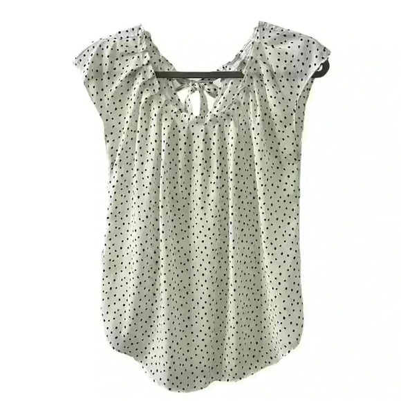 Lauren Conrad Blouse Bundle, Size S, Polka Dot, Floral, short Sleeve - Picture 3 of 14